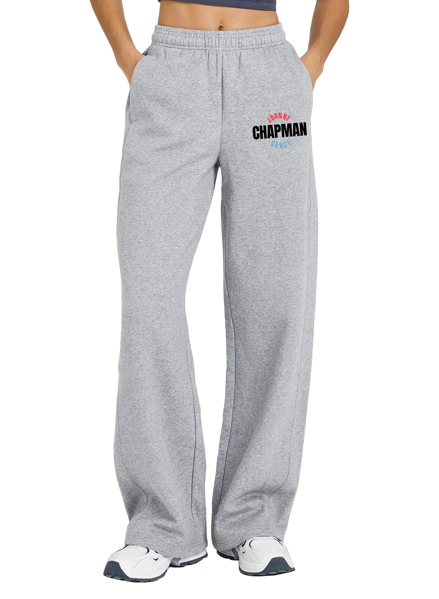 Joanne Chapman Grey Open Bottom Joggers