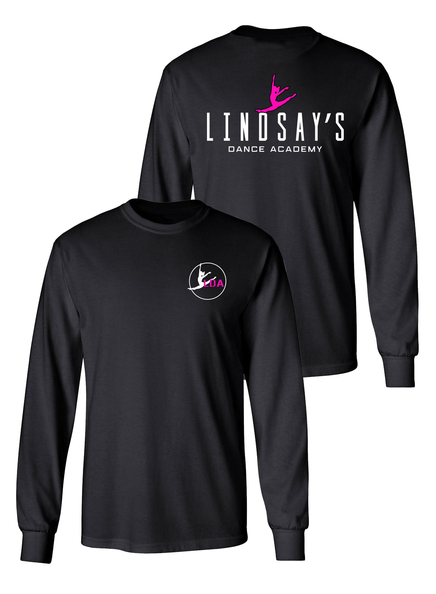 LDA Black Long Sleeve Tee