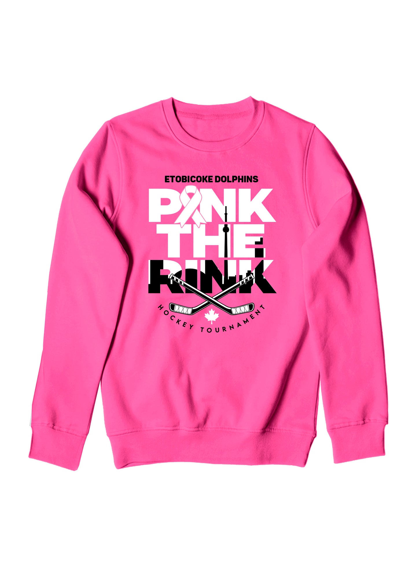 Pink the Rink Azalea Crewneck