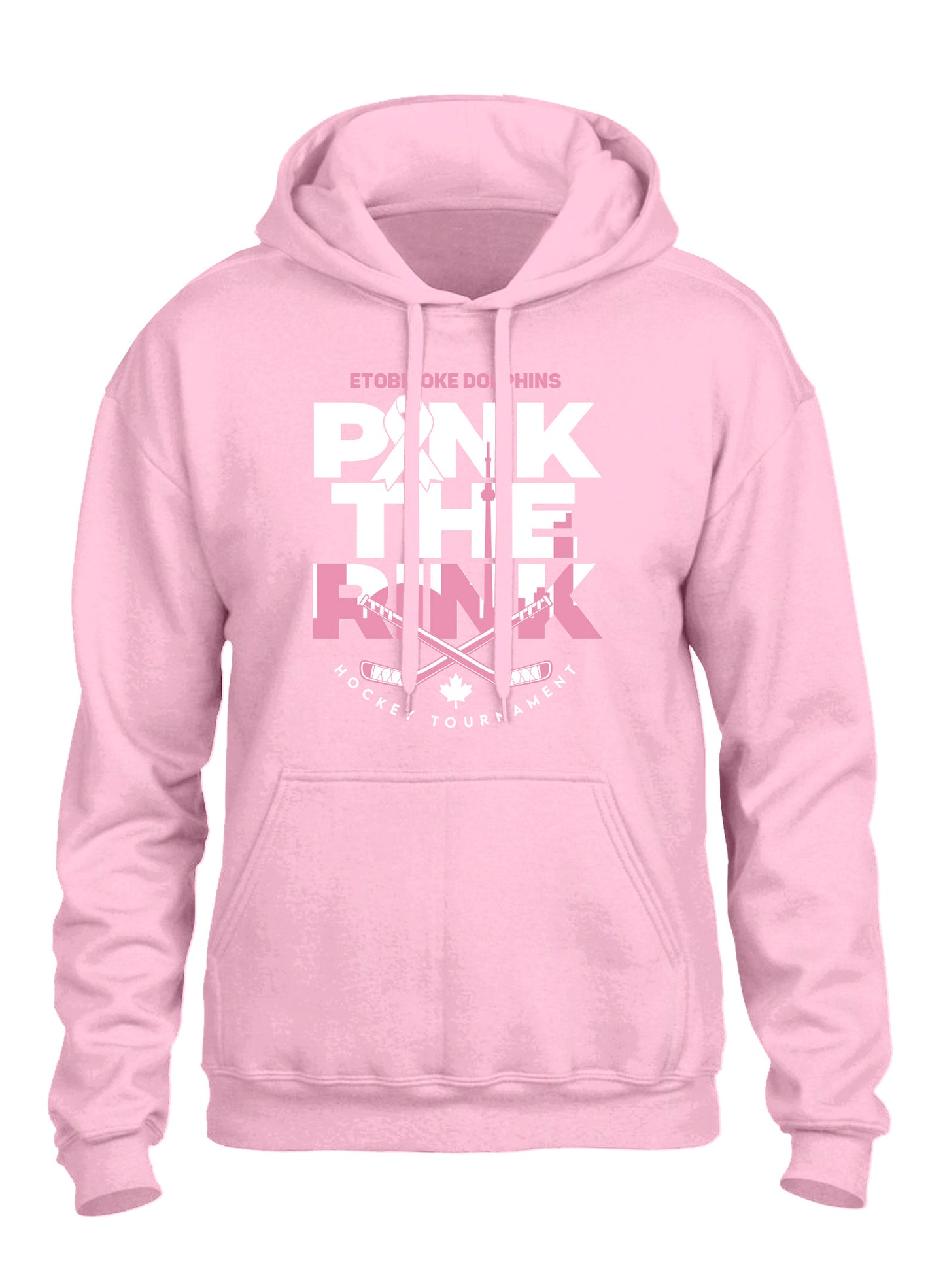 Pink the Rink Light Pink Hoodie