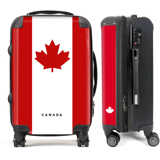 Canada Flag Luggage