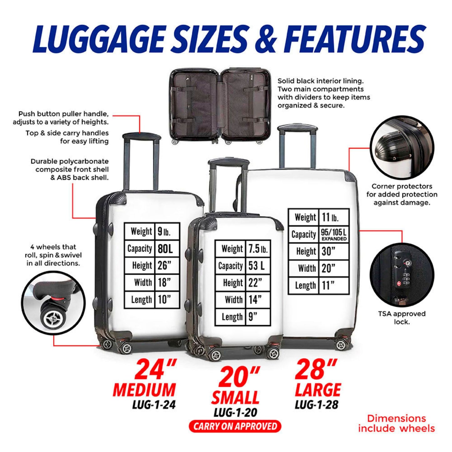 St. Andrews College Luggage #3