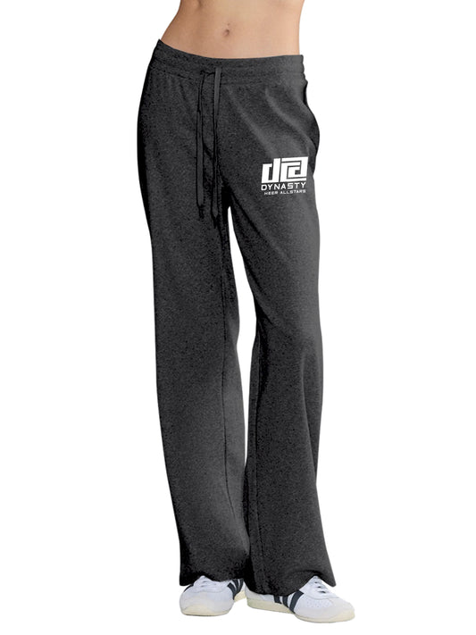 Dynasty Dark Grey Open Bottom Joggers