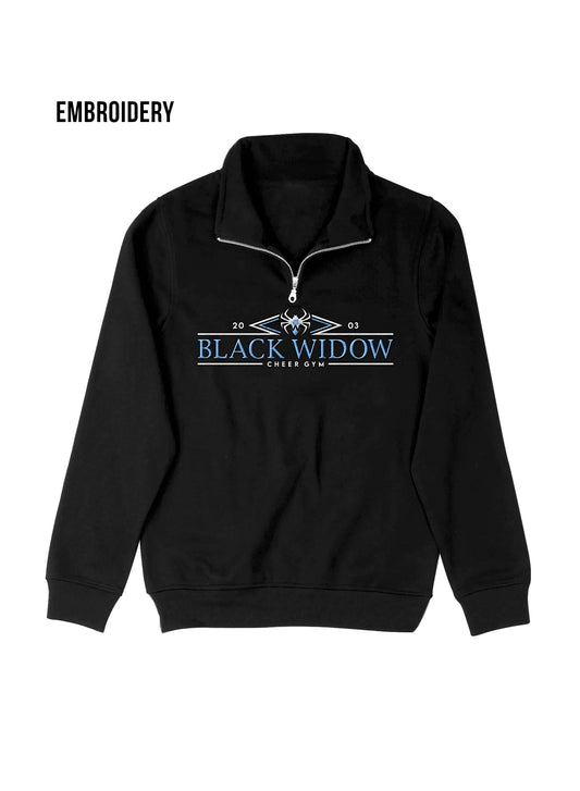 Black Widow Black 1/4 Zip