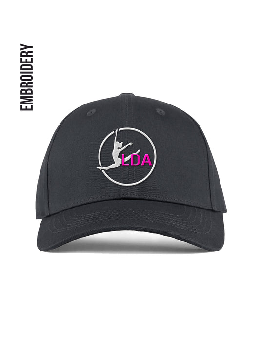 LDA Black Embroidered Hat