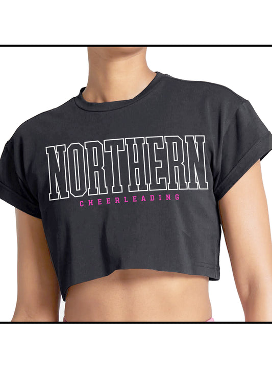 NCA Black Crop Tee