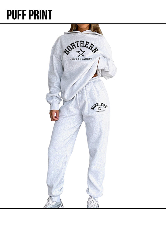 NCA Ash Grey Hoodie and Jogger Set