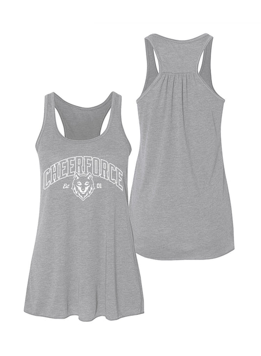 CheerForce Ladies Flowy Racerback Tank