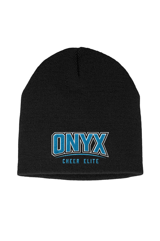 Onyx Black Embroidered Hat