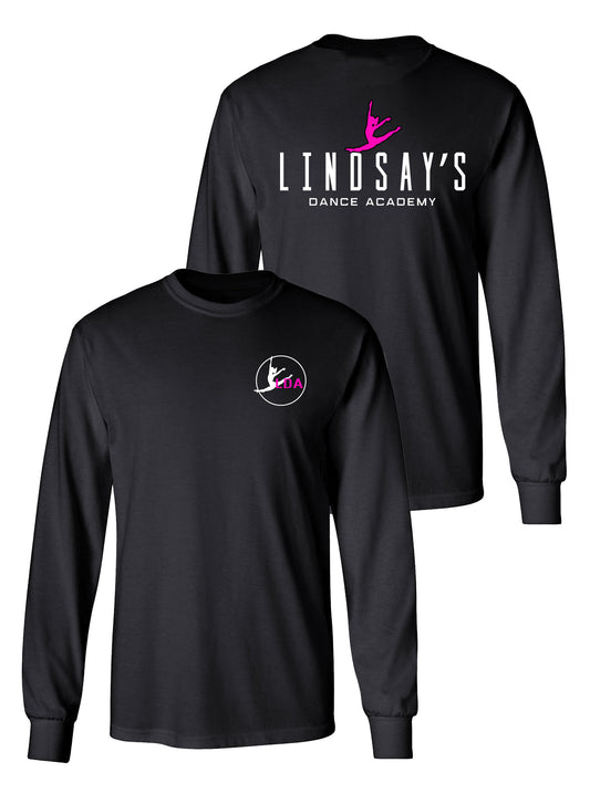 LDA Black Long Sleeve Tee