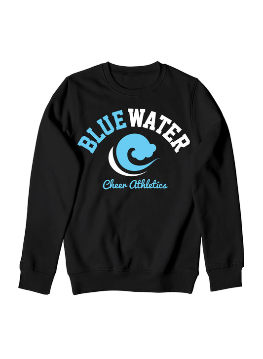Bluewater Cheer Black Crewneck