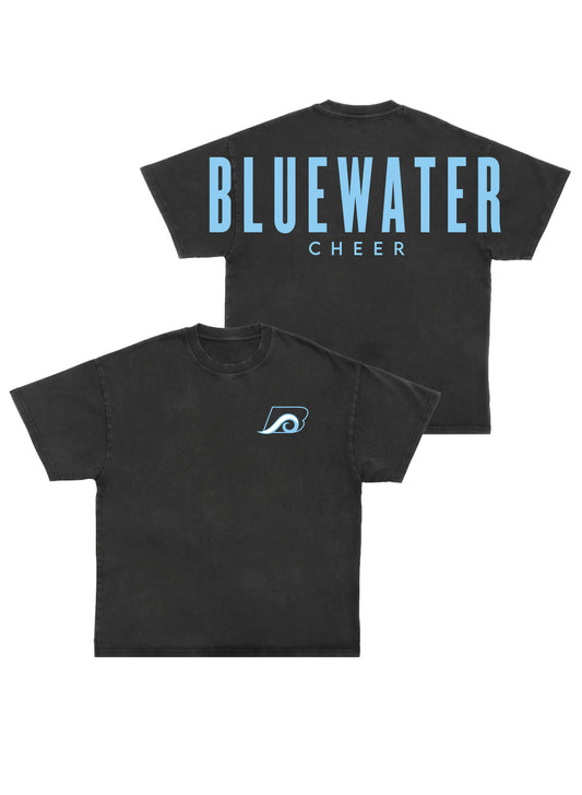 Bluewater Cheer Black Oversized Tee