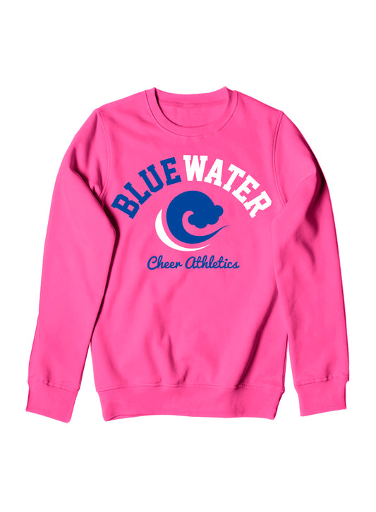 Bluewater Cheer Pink Crewneck