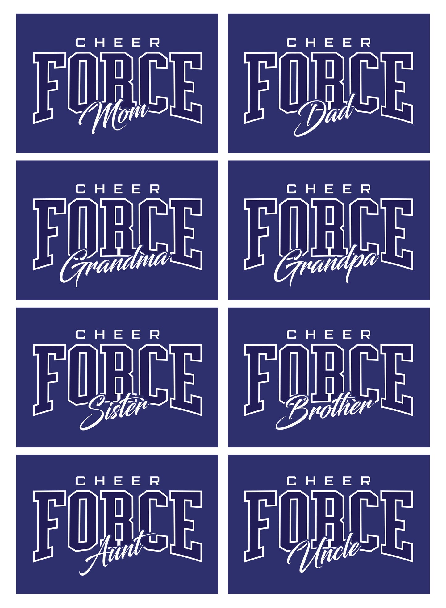 CheerForce CUSTOM NAME Tank2