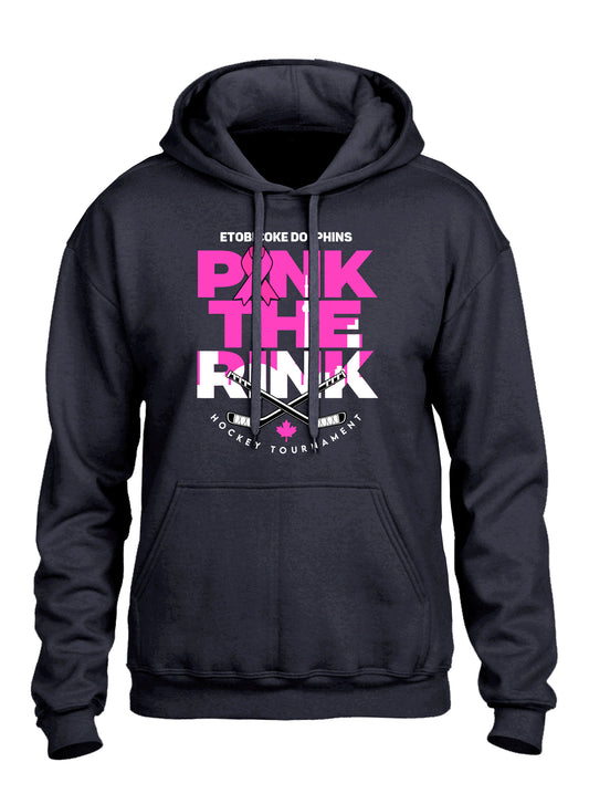 Pink the Rink Black Hoodie2