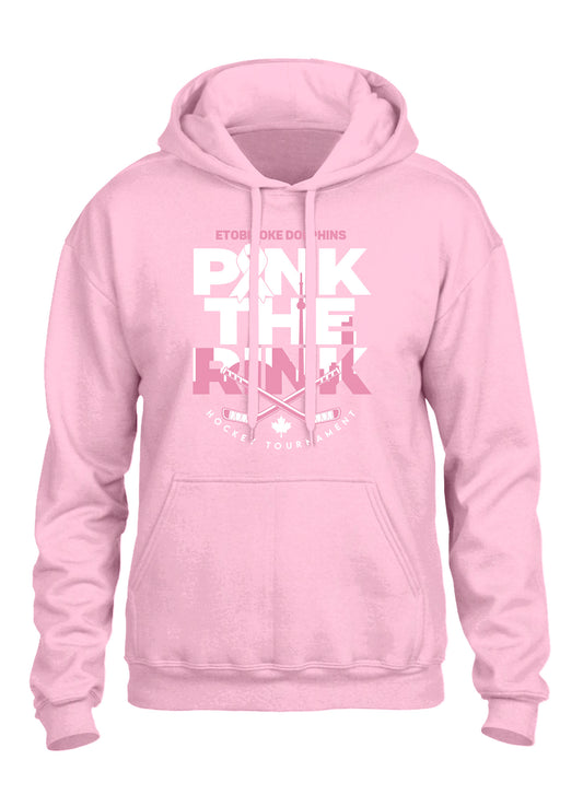 Pink the Rink Light Pink Hoodie