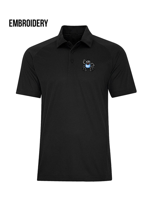 Black Widow Black Golf Shirt