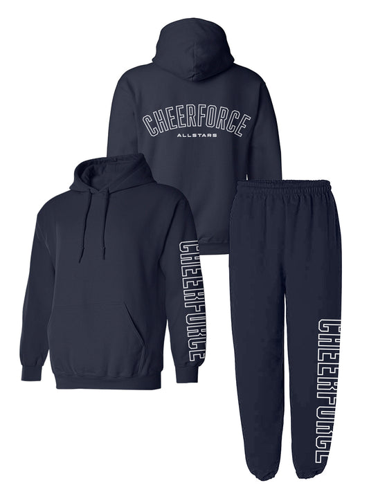 CheerForce Navy Hoodie & Jogger Set