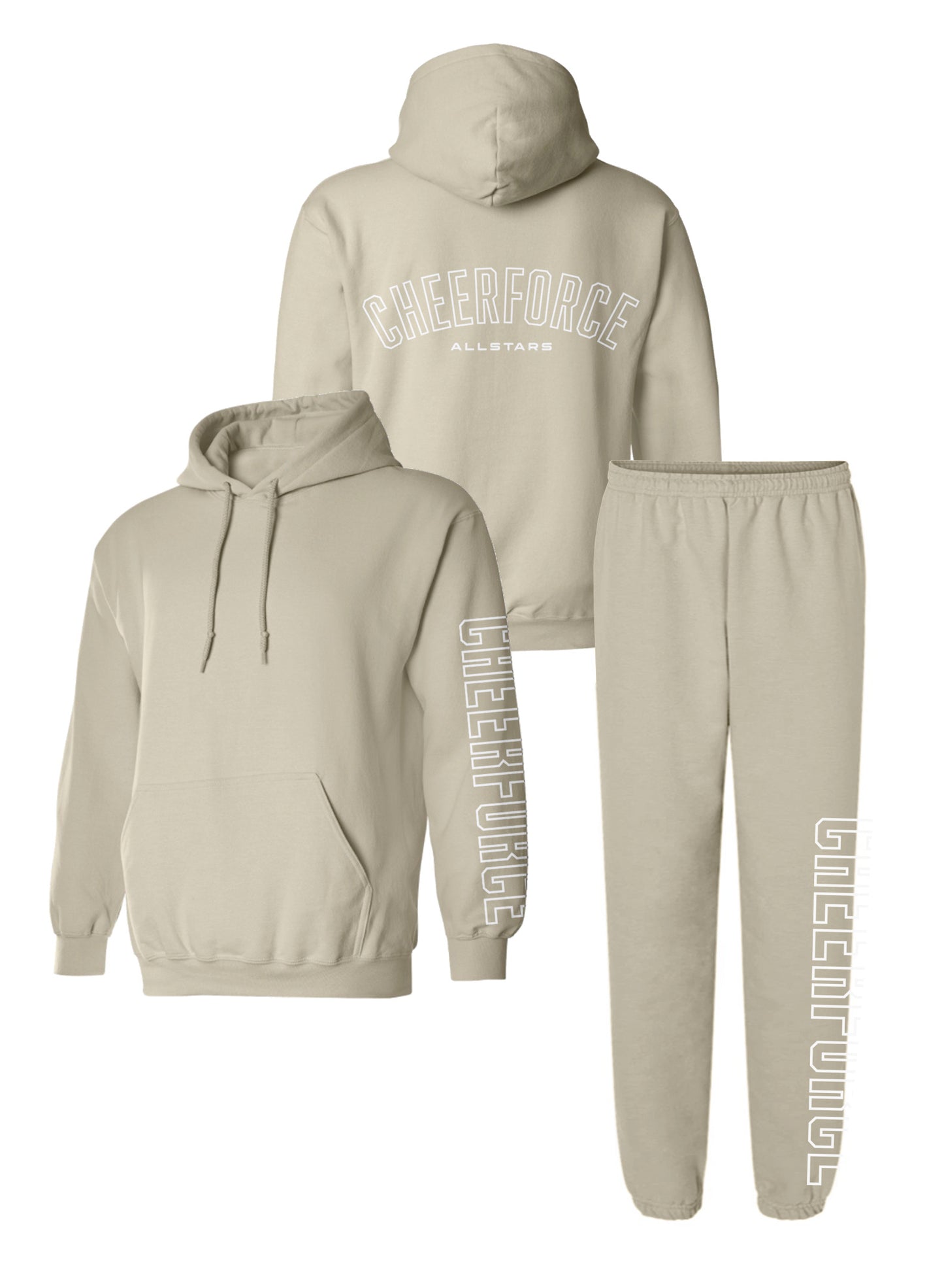CheerForce Sand Hoodie & Jogger Set