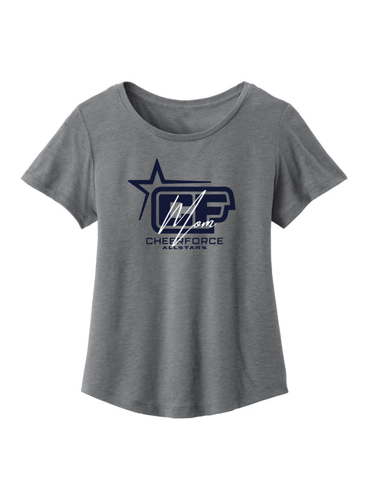 CheerForce Mom Grey Ladies Loose Tee