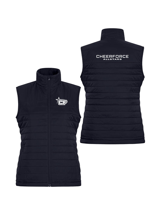CheerForce Navy Ladies Vest