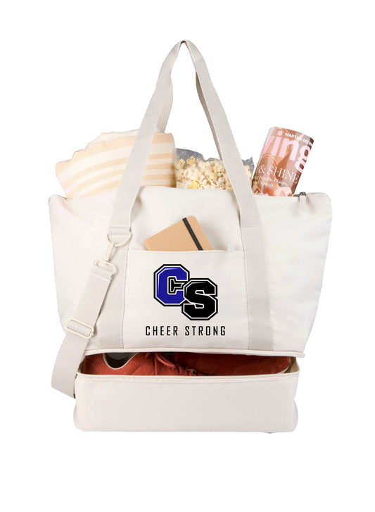 Cheer Strong Cream Weekender Bag