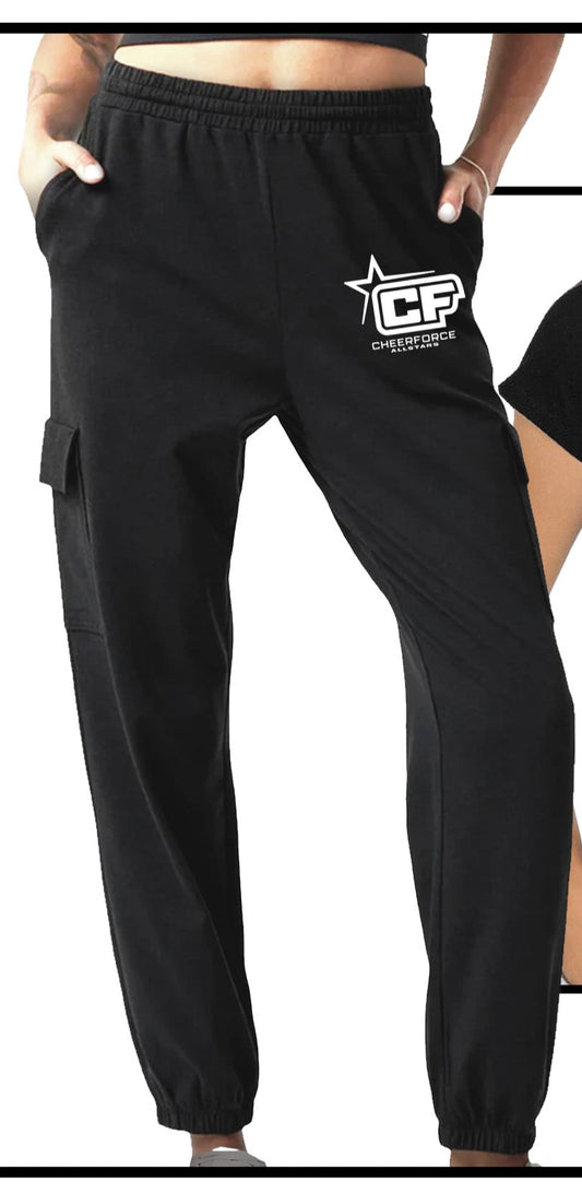 CheerForce Black Cargo Pants
