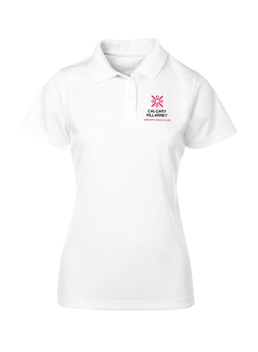 Killarney Swim Womens White Golf Shirt